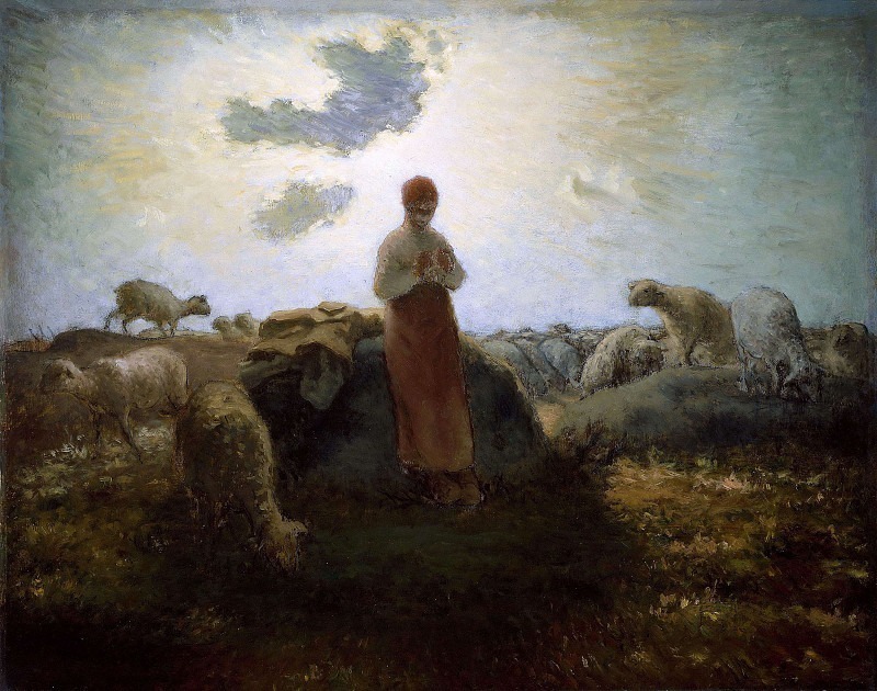 The Keeper of the Herd. Jean-François Millet
