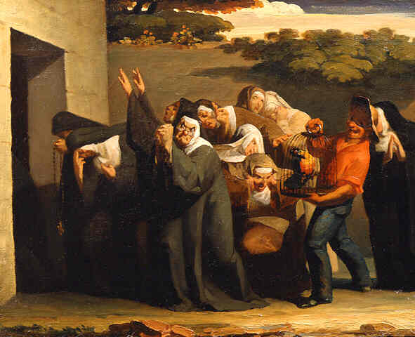 VertVert The Nuns Parrot. Jean-François Millet