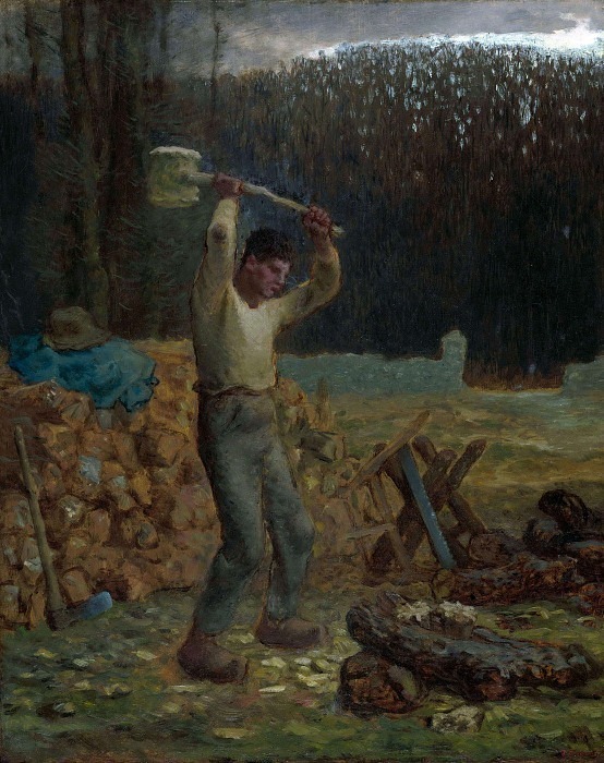 The Woodchopper. Jean-François Millet