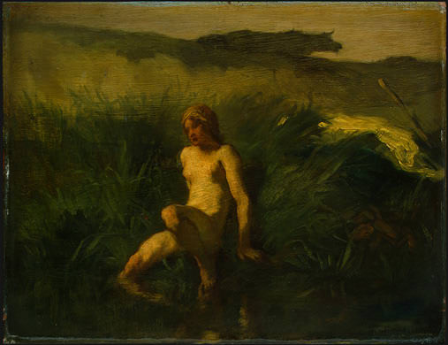 The Bather. Jean-François Millet