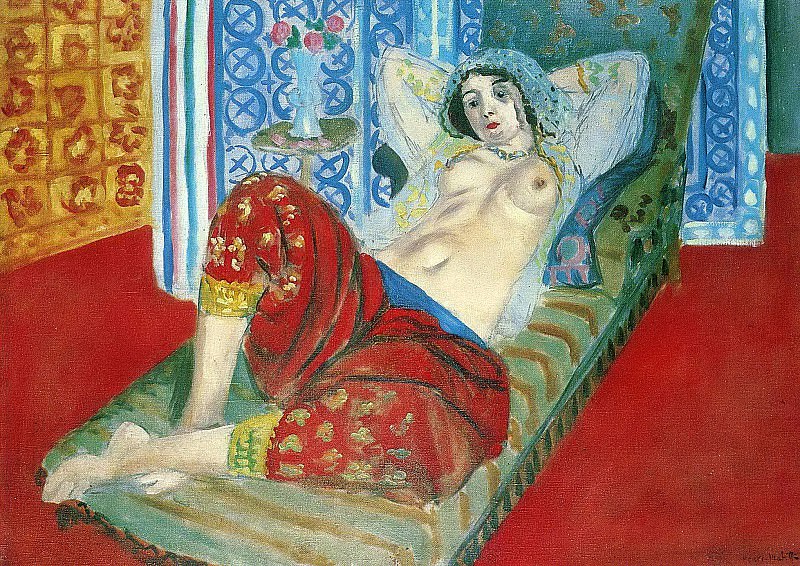 Odalisque à la culotte rouge. Henri Matisse