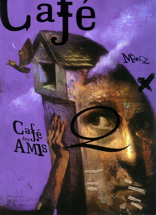 Cafe des Amis. Dave Mckean