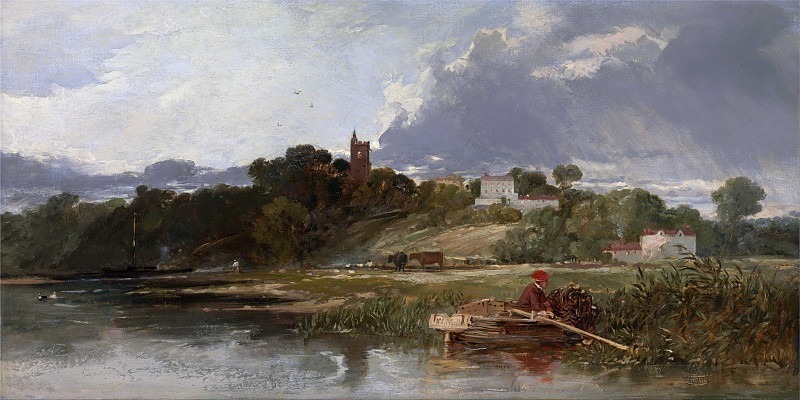 Gillingham on the Medway. William James Müller