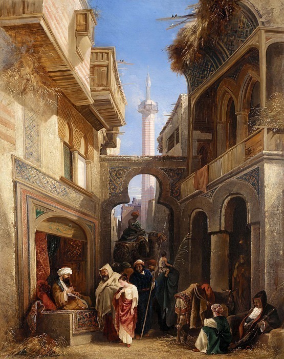 Street Scene in Cairo. William James Müller