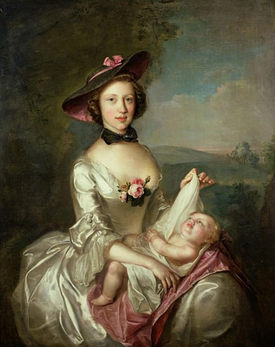 Portrait of a Lady, said to be Elizabeth, wife of Robert Boyd of Castle Law. Philippe Mercier