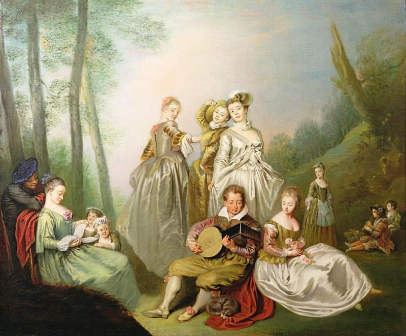 A Musical Family. Philippe Mercier