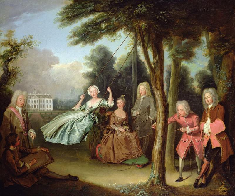 Viscount Tyrconnel with his family. Philippe Mercier