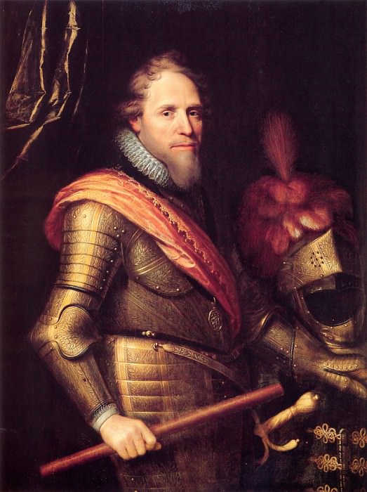 Portrait of Maurits Prince of Orange Nassau. Michiel Jansz Van Miereveld