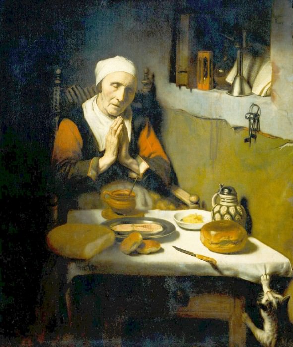 Prayer. Nicolaes Maes