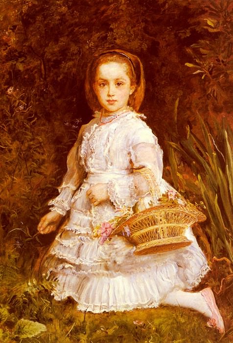 Portrait Of Gracia Lees. John Everett Millais