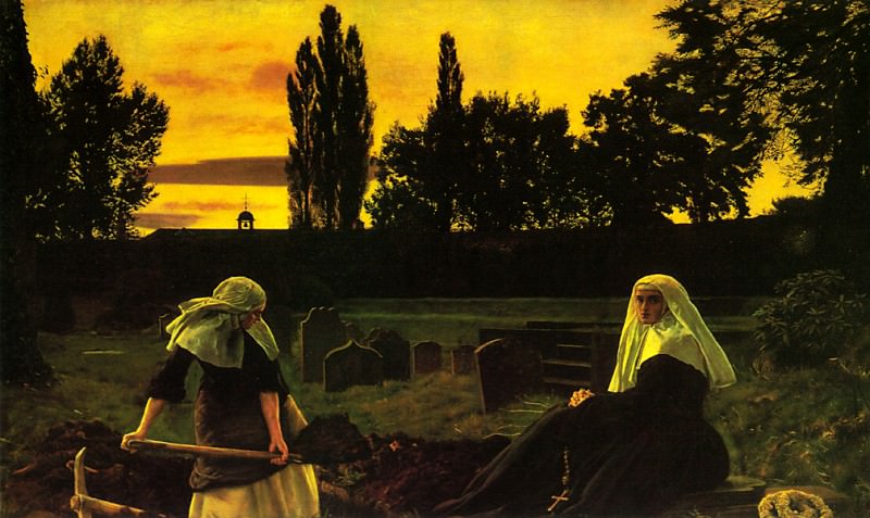 The Vale Of Rest. John Everett Millais