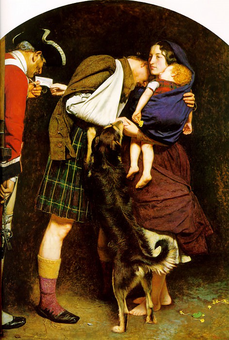 The Order of Release. John Everett Millais