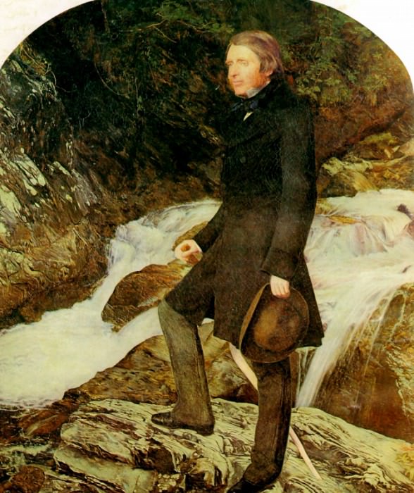portrait of john ruskin. John Everett Millais