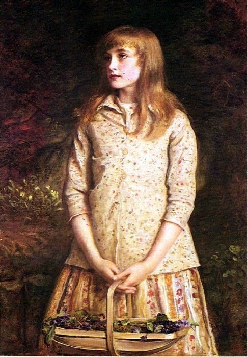 Sweetest eyes were ever seen. John Everett Millais