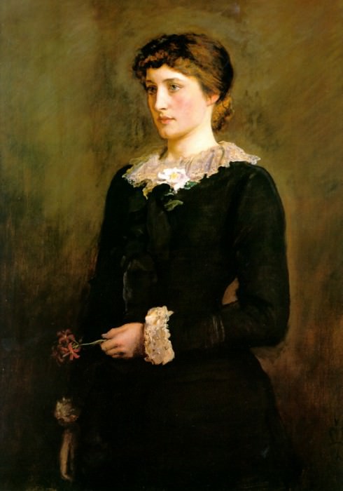 A Jersey Lily. John Everett Millais