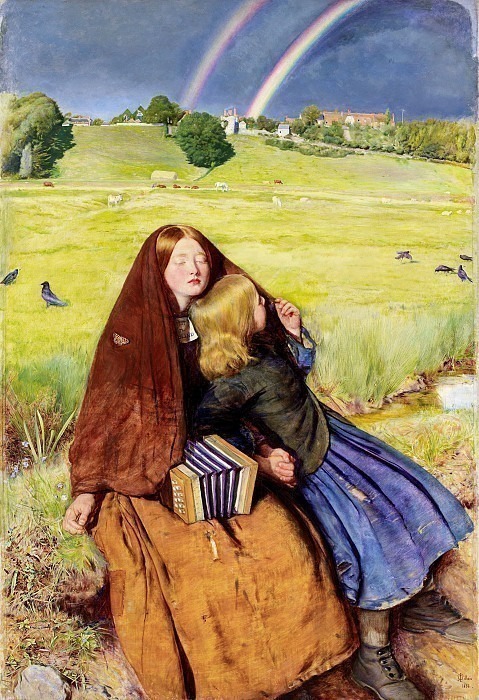 The Blind Girl. John Everett Millais