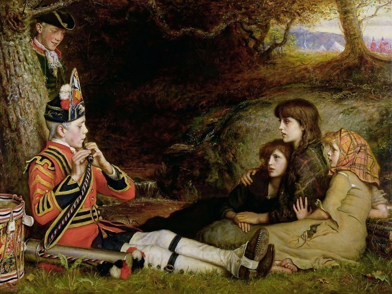 An Idyll. John Everett Millais