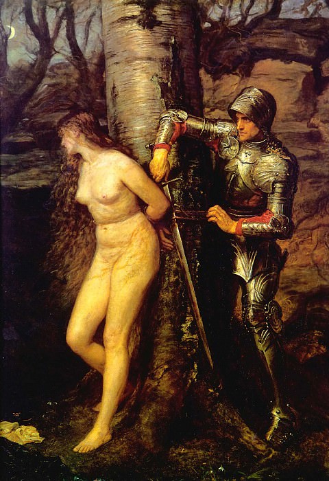 knight errant. John Everett Millais