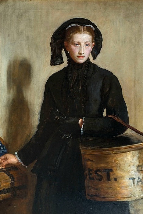 A Widow’s Mite. John Everett Millais