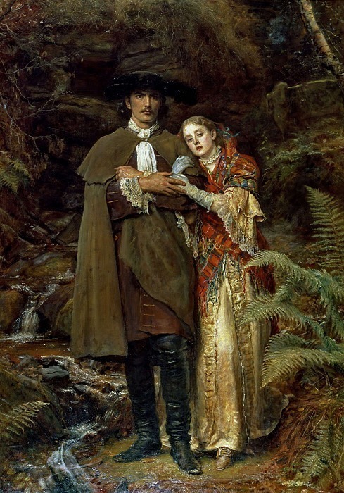 The Bride of Lammermoor. John Everett Millais