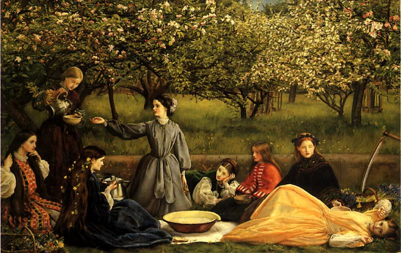 Apple Blossoms. John Everett Millais