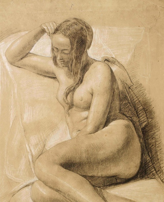 Seated Female Nude. John Everett Millais