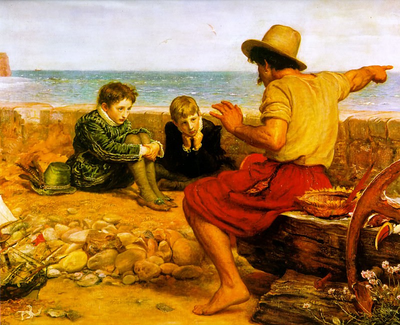 the childhood of walter raleigh. John Everett Millais