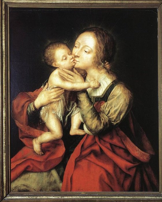 MASSYS Jan Holy Virgin and Child. Ян Массейс