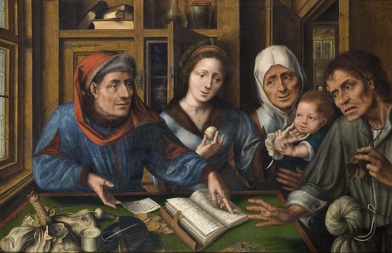 The Rent Receiver’s Office. Jan Massys (Attributed)