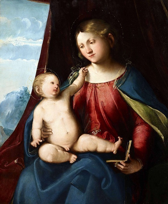 Madonna and Child. Altobello Melone
