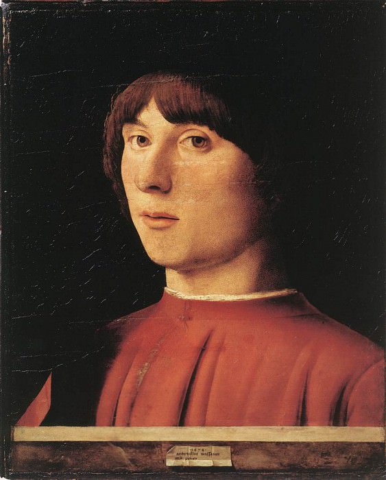 Портрет юноши, 1474. Антонелло да Мессина