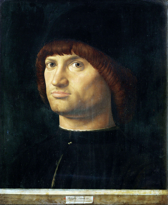 Portrait of a Man (Il Condottiere). Antonello da Messina