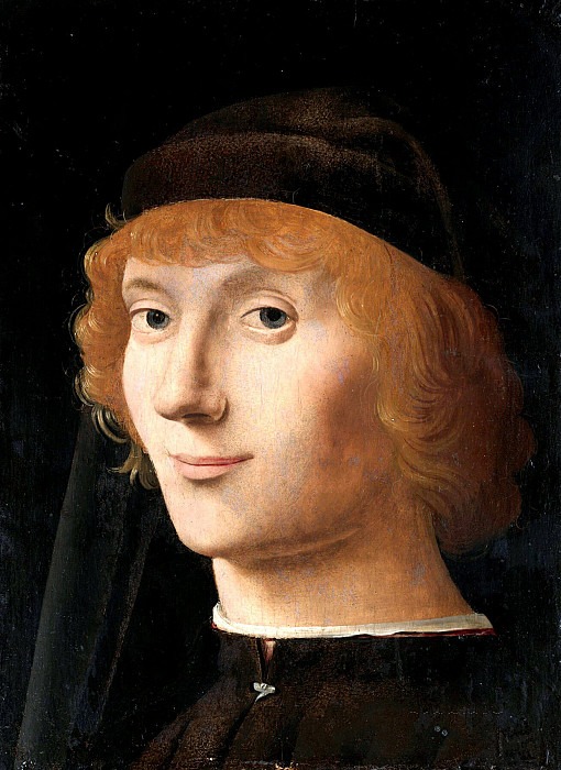 Portrait of a Young Man. Antonello da Messina