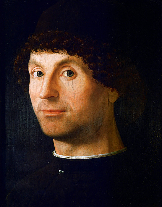 Portrait of a Man. Antonello da Messina