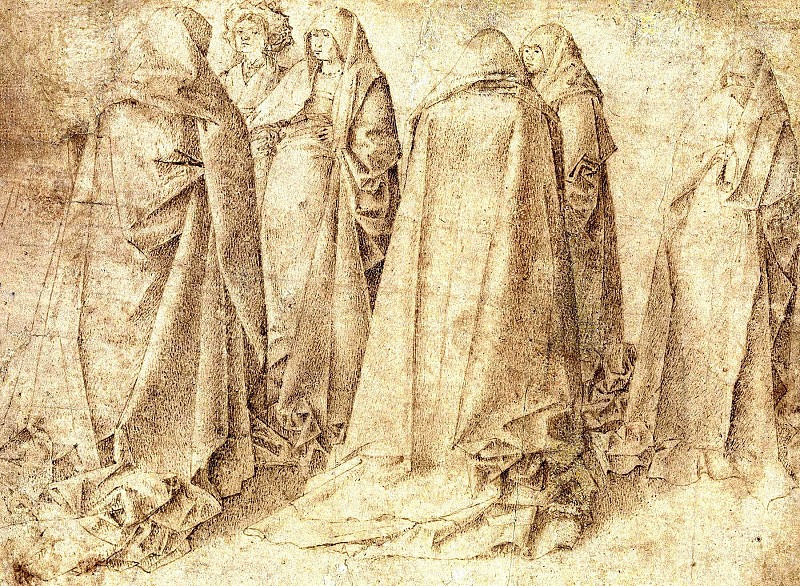 Group of Draped Figures. Antonello da Messina