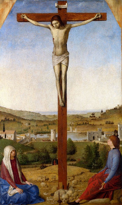 Christ Crucified. Antonello da Messina