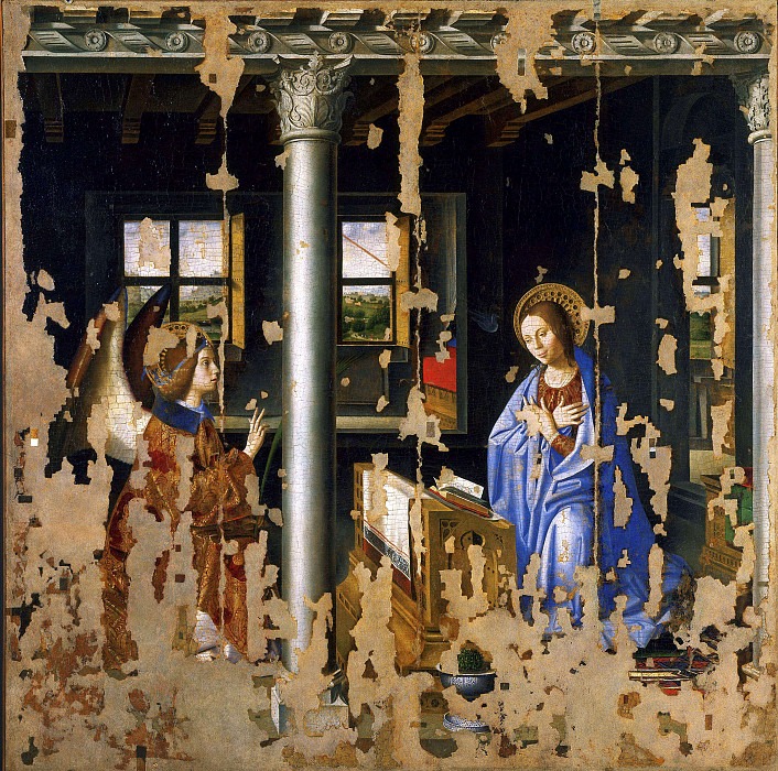 Anunciation To Mary. Antonello da Messina