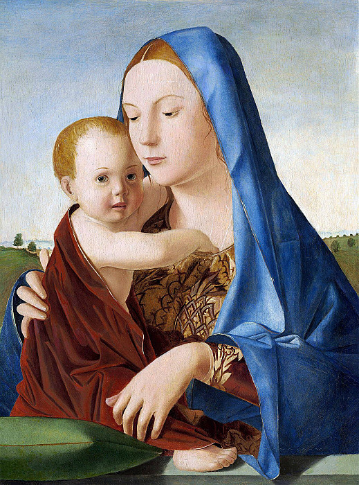 Madonna and Child. Antonello da Messina