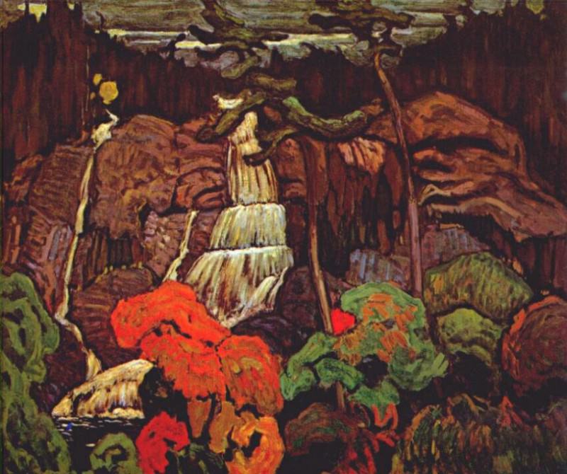 Водопад, Алгома, 1920. Джеймс Эдуард Херви Макдональд