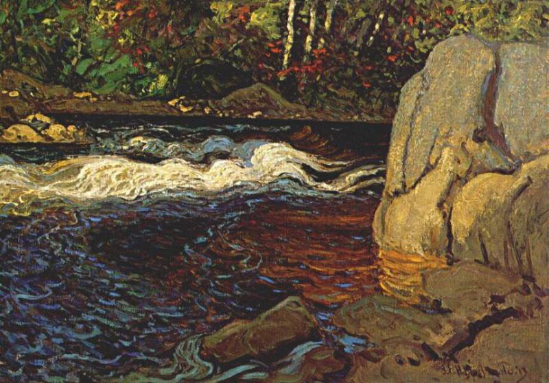 Быстрая северная река, 1913. Джеймс Эдуард Херви Макдональд