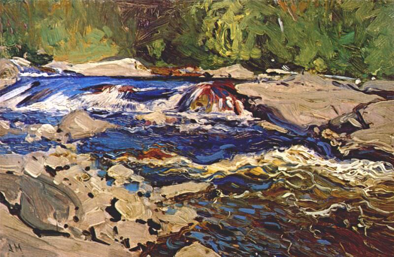 thomsons rapids, magnetawan river 1912. James Edward Hervey Macdonald
