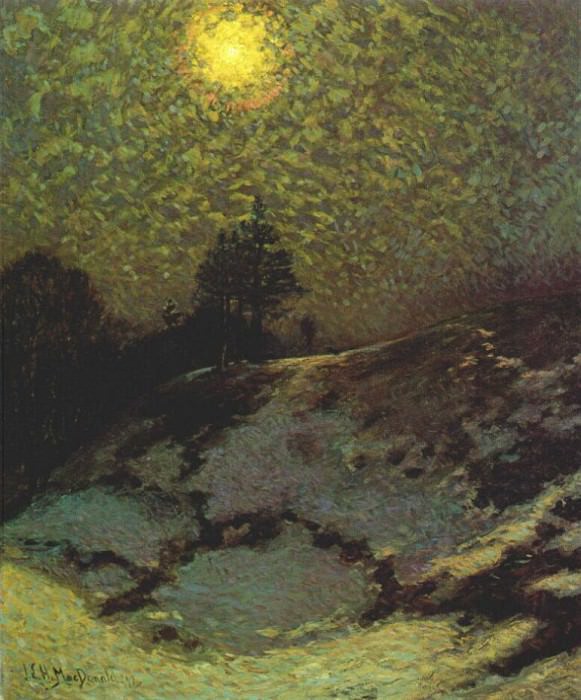 early evening, winter 1912. James Edward Hervey Macdonald