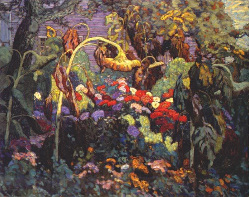 Заброшенный сад 1916. Джеймс Эдуард Херви Макдональд