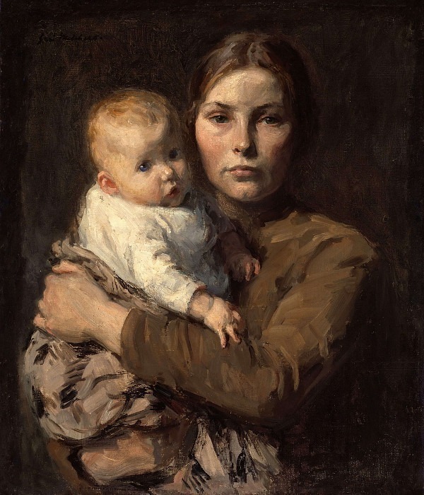Mother and Child. Julius Garibaldi Melchers