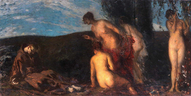 The Temptation of Saint Anthony; Die Versuchung des Heiligen Antonius. Carl Von Marr