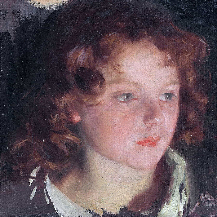 Shepherd boy (study); Hirtenjunge (Studie). Carl Von Marr