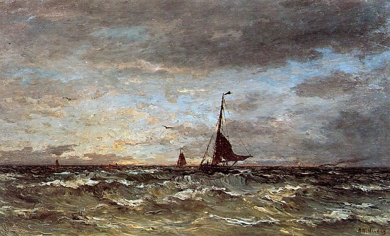 Approaching Storm. Hendrik Willem Mesdag