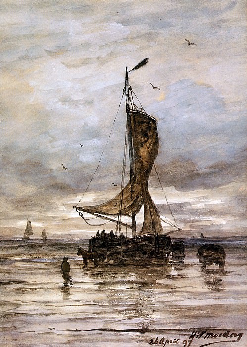 Ship. Hendrik Willem Mesdag