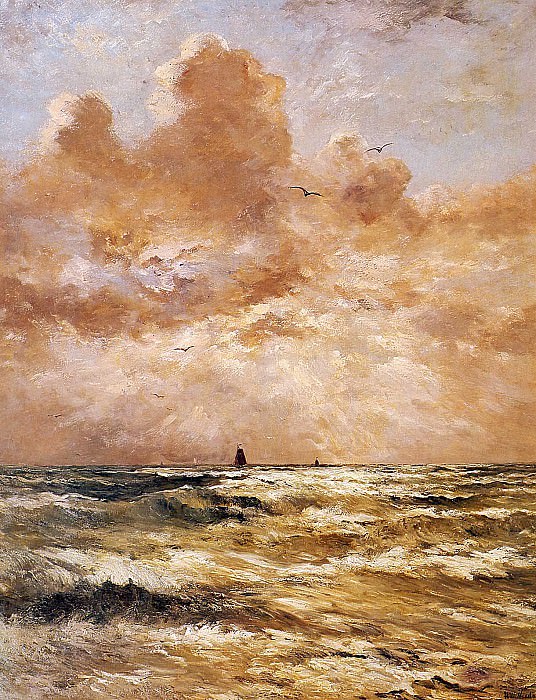 Back From Sea. Hendrik Willem Mesdag