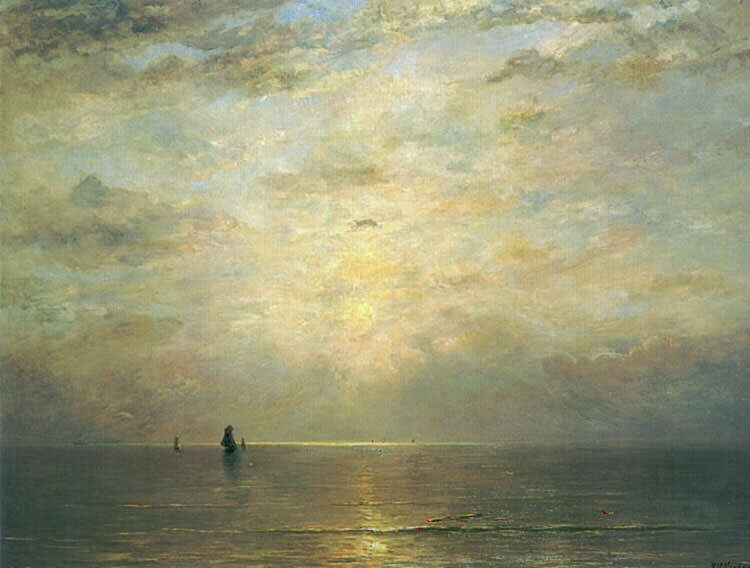 Setting Sun. Hendrik Willem Mesdag